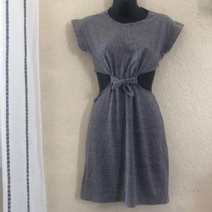 Mini cotton gray dress size xs aerie